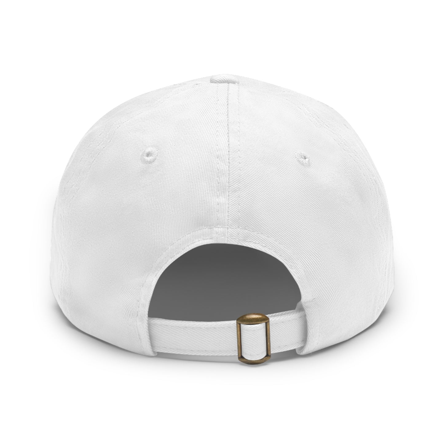 Leaf Diary Round Leather Patch Hat (Neon Pink & Green)