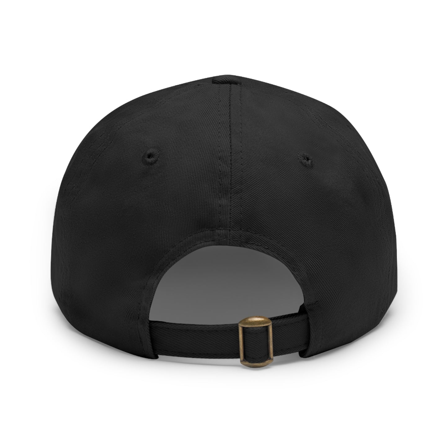 Leaf Diary Round Leather Patch Hat (Neon Pink & Green)